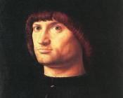 安东内洛德梅西纳 - Portrait of a Man (Condottiere)